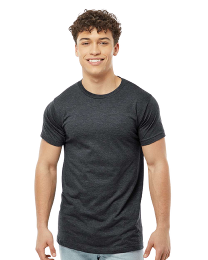 Unisex Fine Jersey Tee - Heather Graphite