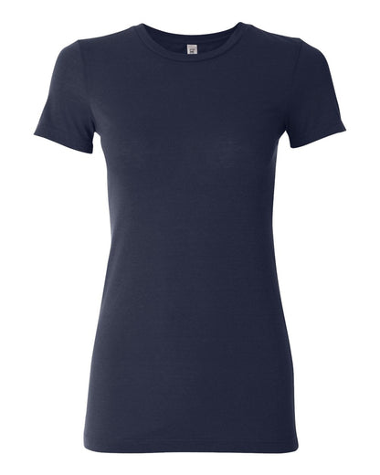 Women's Cotton/Polyester Tee - Navy