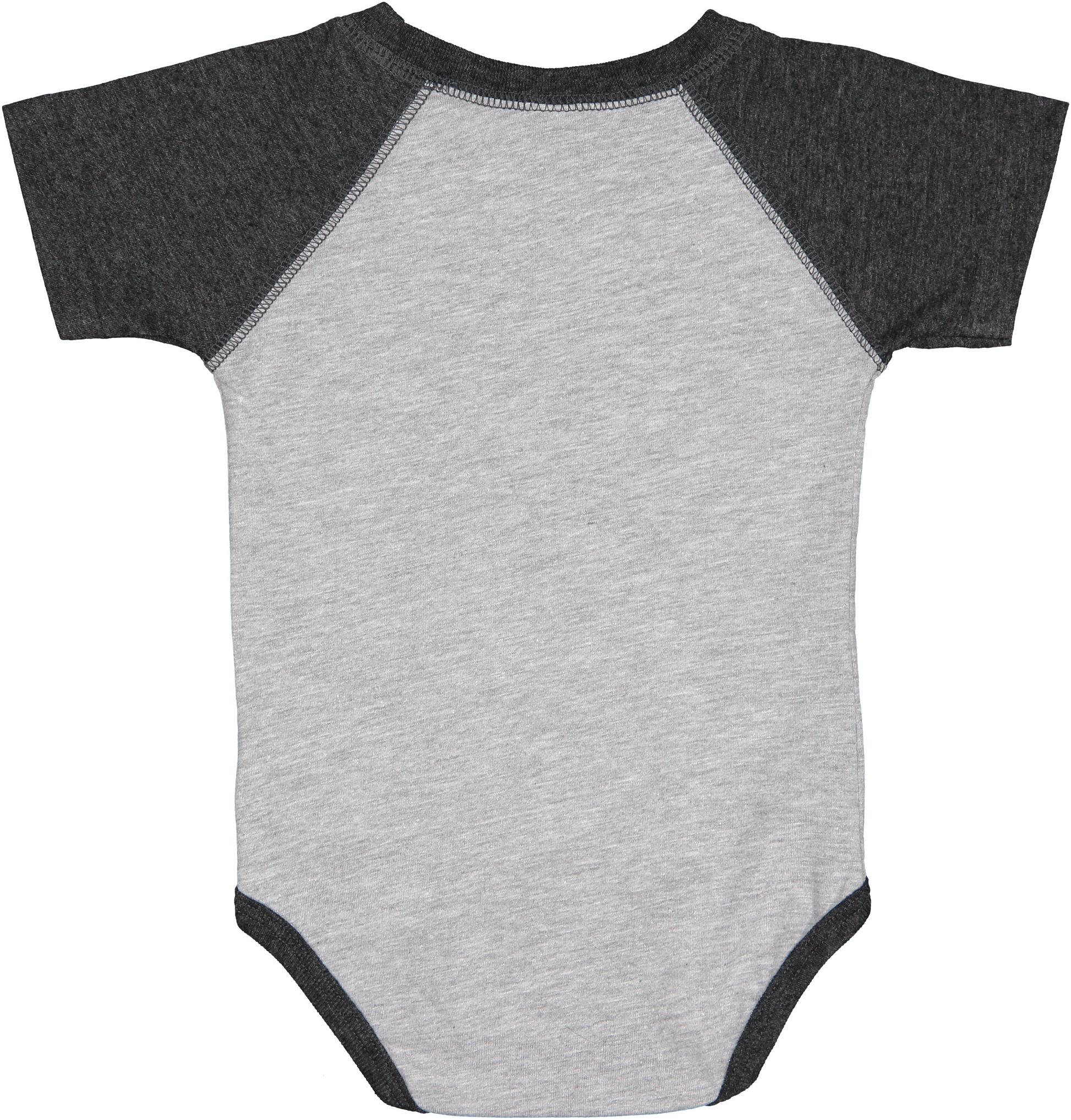 Infant Baseball Bodysuit - Vintage Heather / Vintage Smoke