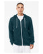 Bella + Canvas 3739 - Unisex Poly-Cotton Sponge Fleece Full-Zip Hoodie - Atlantic