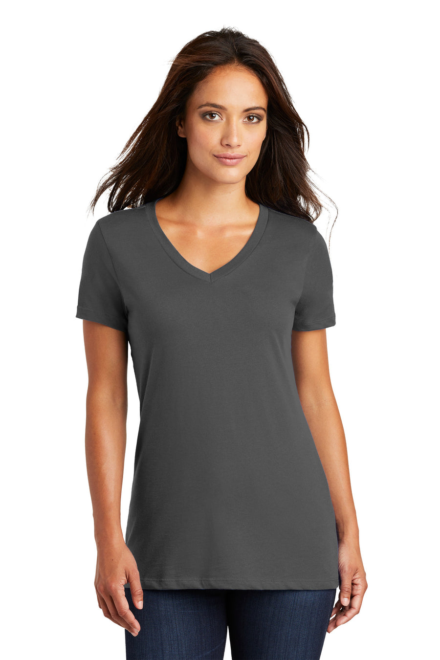 Women's Perfect Weight V-Neck Tee - Charcoal