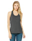 Bella + Canvas B6008 - Women's Jersey Racerback Tank - Heather Dark Gray