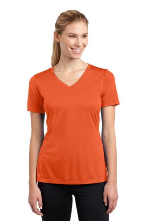 Women's PosiCharge Competitor V-Neck Tee - Deep Orange