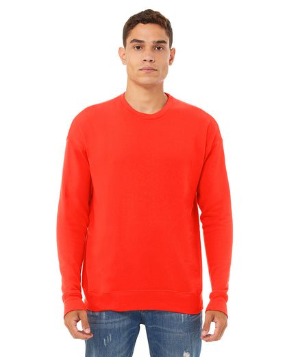 Unisex Drop Shoulder Fleece - Poppy