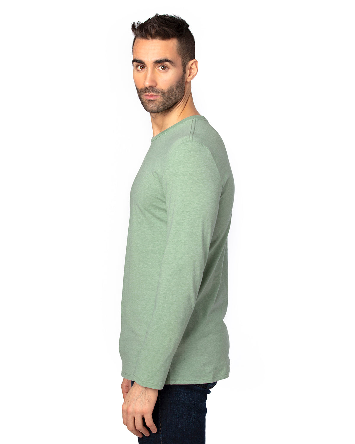 Unisex Ultimate Long-Sleeve T-Shirt - Army Heather