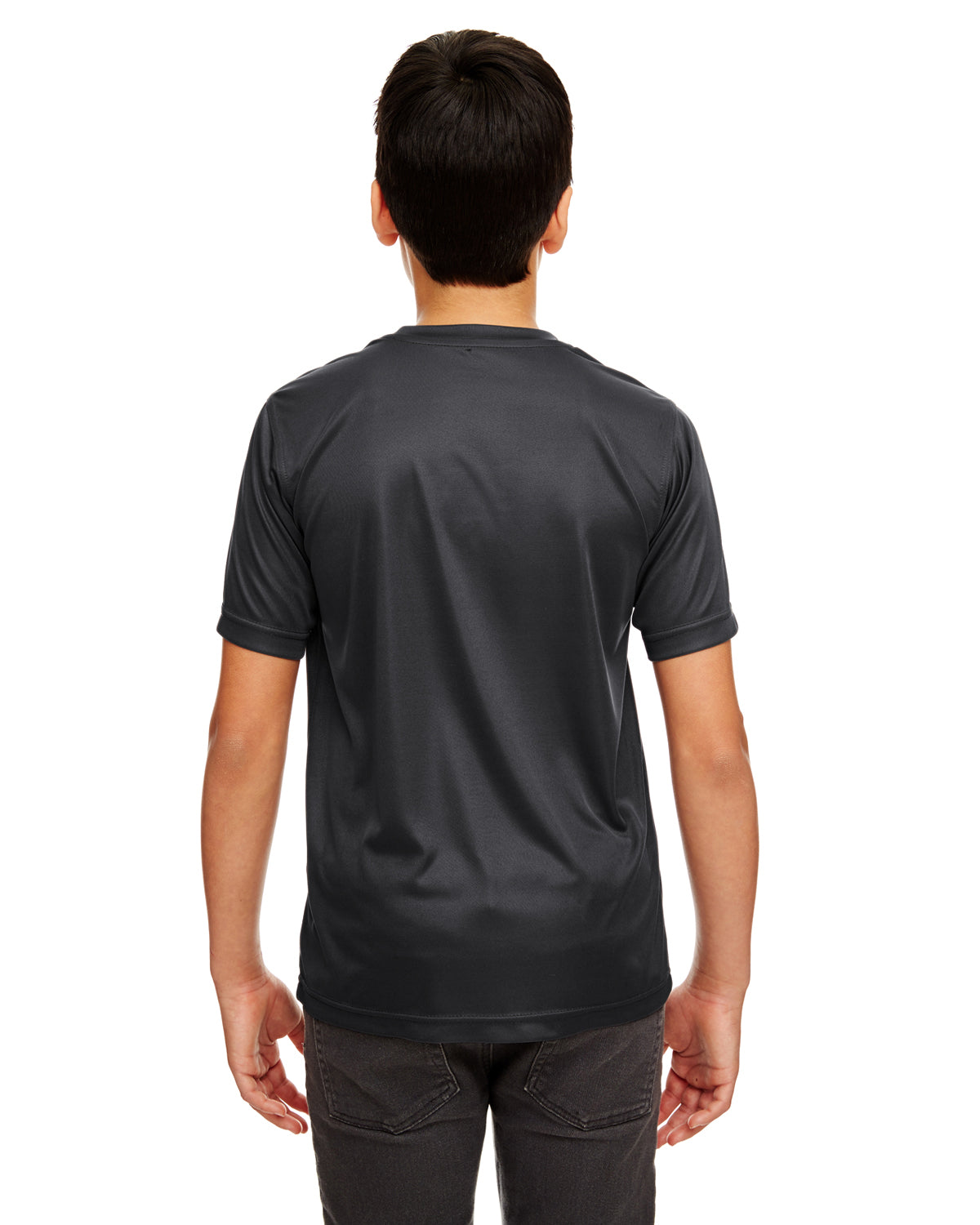 Youth Cool & Dry Sport Performance Interlock T-Shirt - Black