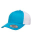 Yupoong 6606 - Unisex Retro Trucker Cap - Turquoise / White