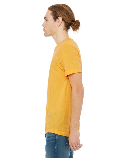 Unisex Heather CVC T-Shirt - Heather Yellow Gold
