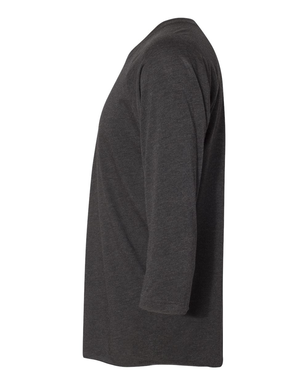 Unisex Triblend 3/4-Sleeve Raglan - Vintage Black / Vintage Black