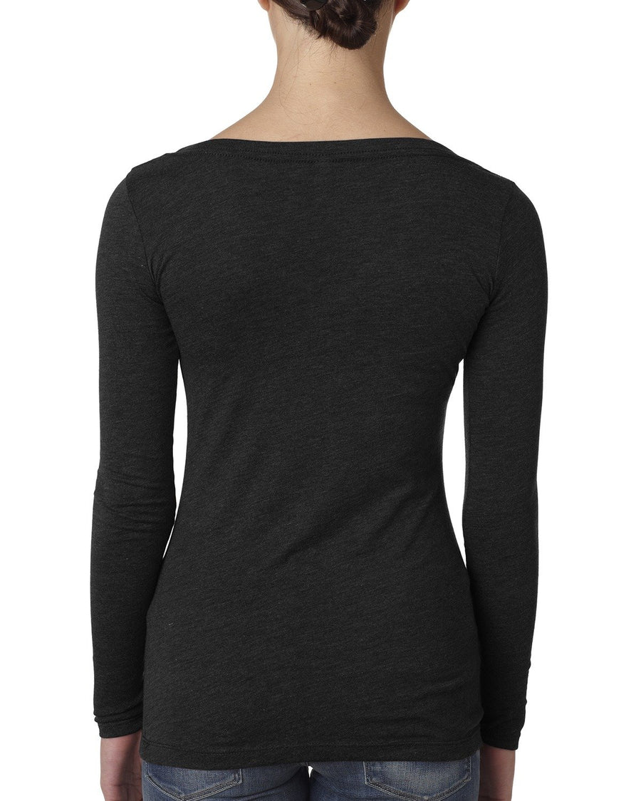 Women's Triblend Long-Sleeve Scoop - Vintage Black