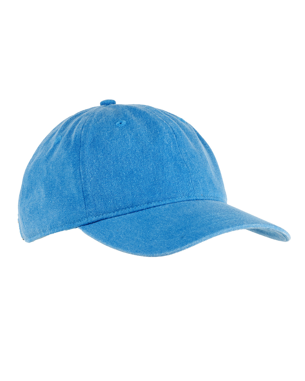 Pigment-Dyed Baseball Cap - Royal Caribe