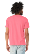 Unisex Heather CVC T-Shirt - Neon Pink