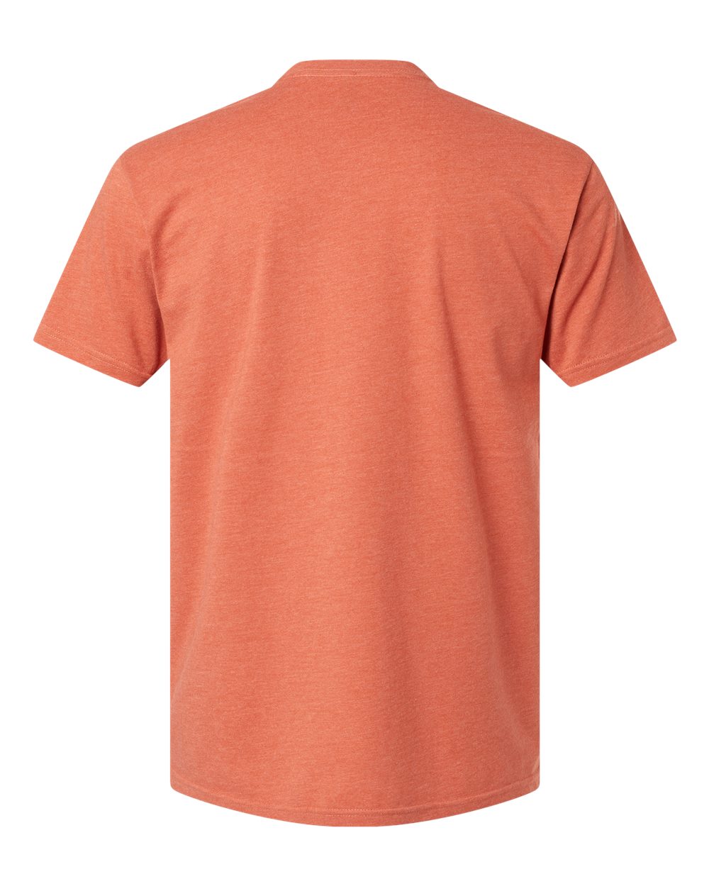 Unisex CVC Crewneck T-Shirt - Heather Redwood