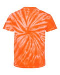 Youth Cyclone Vat-Dyed Pinwheel Short Sleeve T-Shirt - Orange