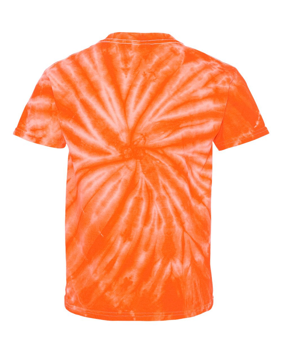 Youth Cyclone Vat-Dyed Pinwheel Short Sleeve T-Shirt - Orange