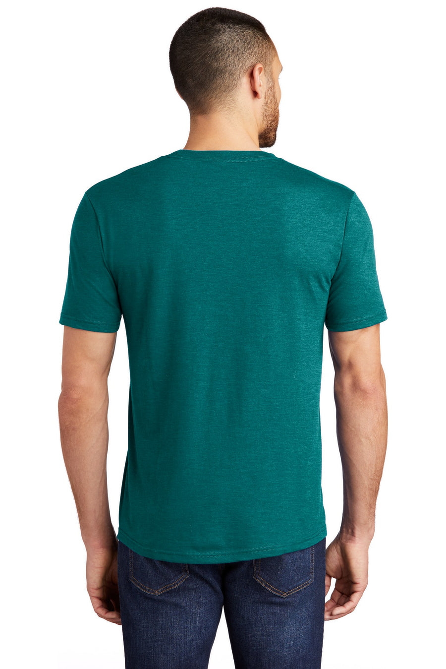 Unisex Perfect Tri Tee - Heather Teal