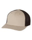 Richardson 110 - Fitted Trucker with R-Flex - Khaki / Coffee