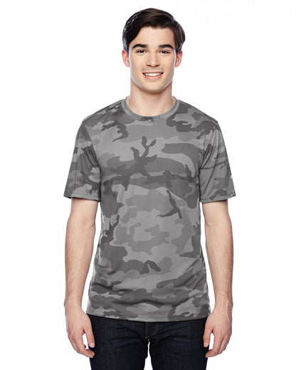Unisex Double Dry® Interlock T-Shirt - Stone Gray Camo