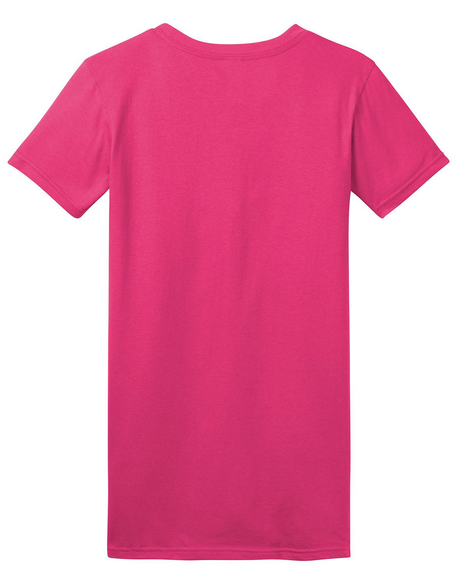 Women's Fitted The Concert Tee - Dark Fuchsia