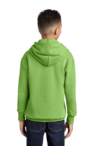 Youth Core Fleece Pullover Hoodie - Lime
