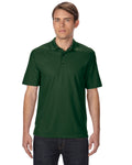Unisex Performance® Double Piqué Polo - Forest Green
