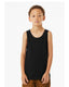 Bella + Canvas 3480Y - Youth Jersey Tank - Solid Black Blend