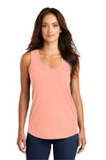 Women's Perfect Tri Racerback Tank - Heather Dusty Peach