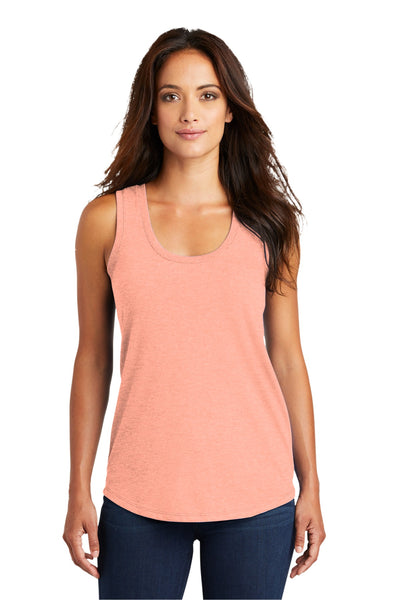 Women's Perfect Tri Racerback Tank - Heather Dusty Peach