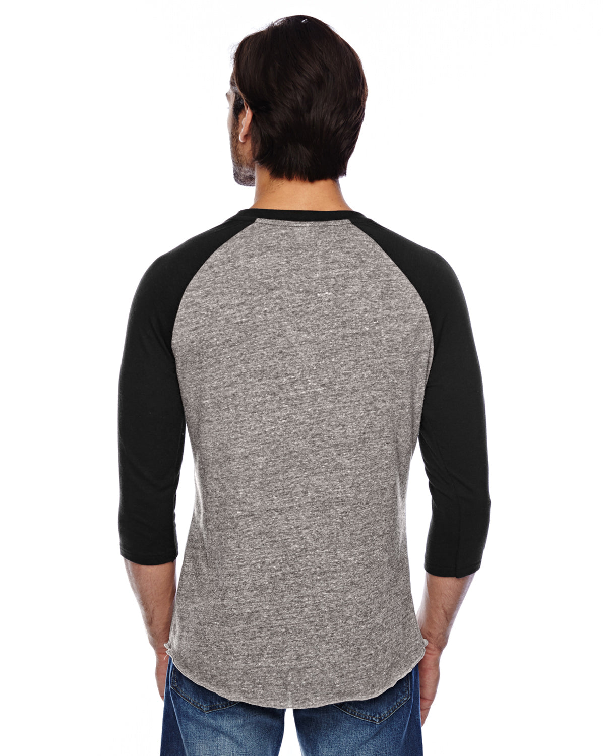 Unisex Baseball Eco-Jersey��� T-Shirt - Ec Black / Ec Tr Black