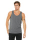 Bella + Canvas 3480CVC - Unisex Heather CVC Tank - Heather Deep