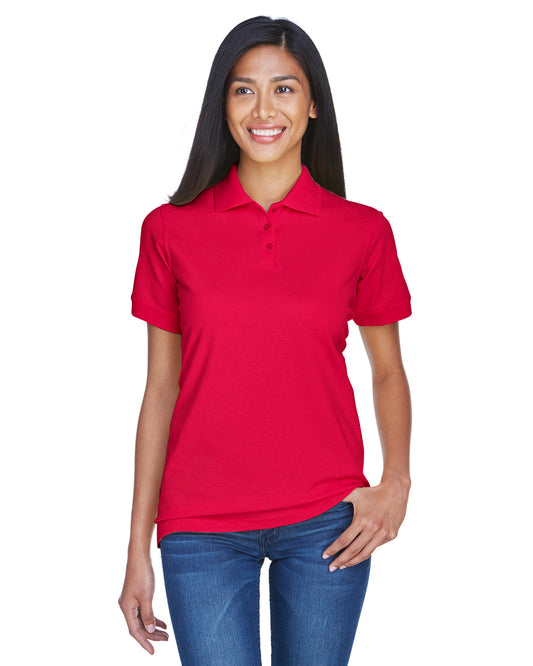 Women's Classic Piqué Polo - Red