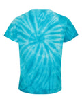 Youth Cyclone Vat-Dyed Pinwheel Short Sleeve T-Shirt - Turquoise