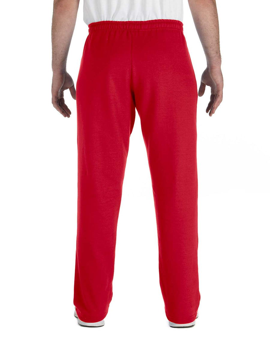 Unisex Heavy Blend™  50/50 Open-Bottom Sweatpants - Red
