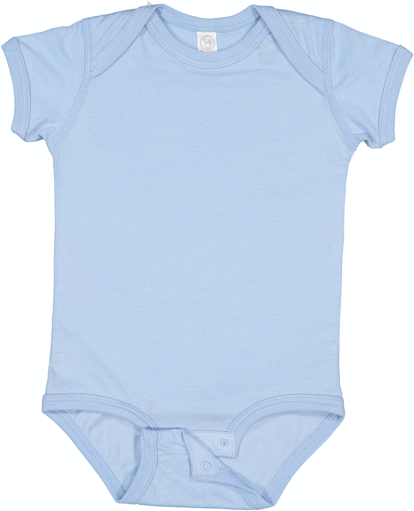 Infant Fine Jersey Bodysuit - Light Blue