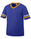 Augusta Sportswear 360 - Unisex Sleeve Stripe Jersey - Purple / Gold / White