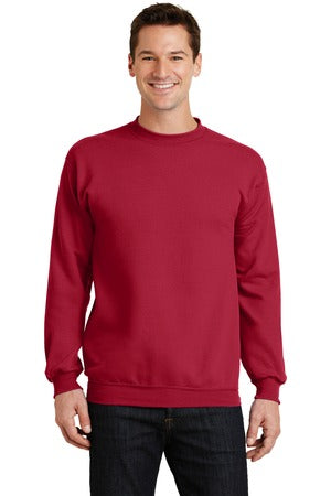 Unisex Core Fleece Crewneck Sweatshirt - Red