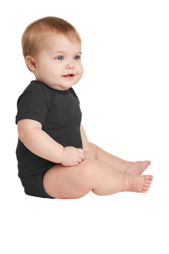 Infant Baby Rib Bodysuit - Black