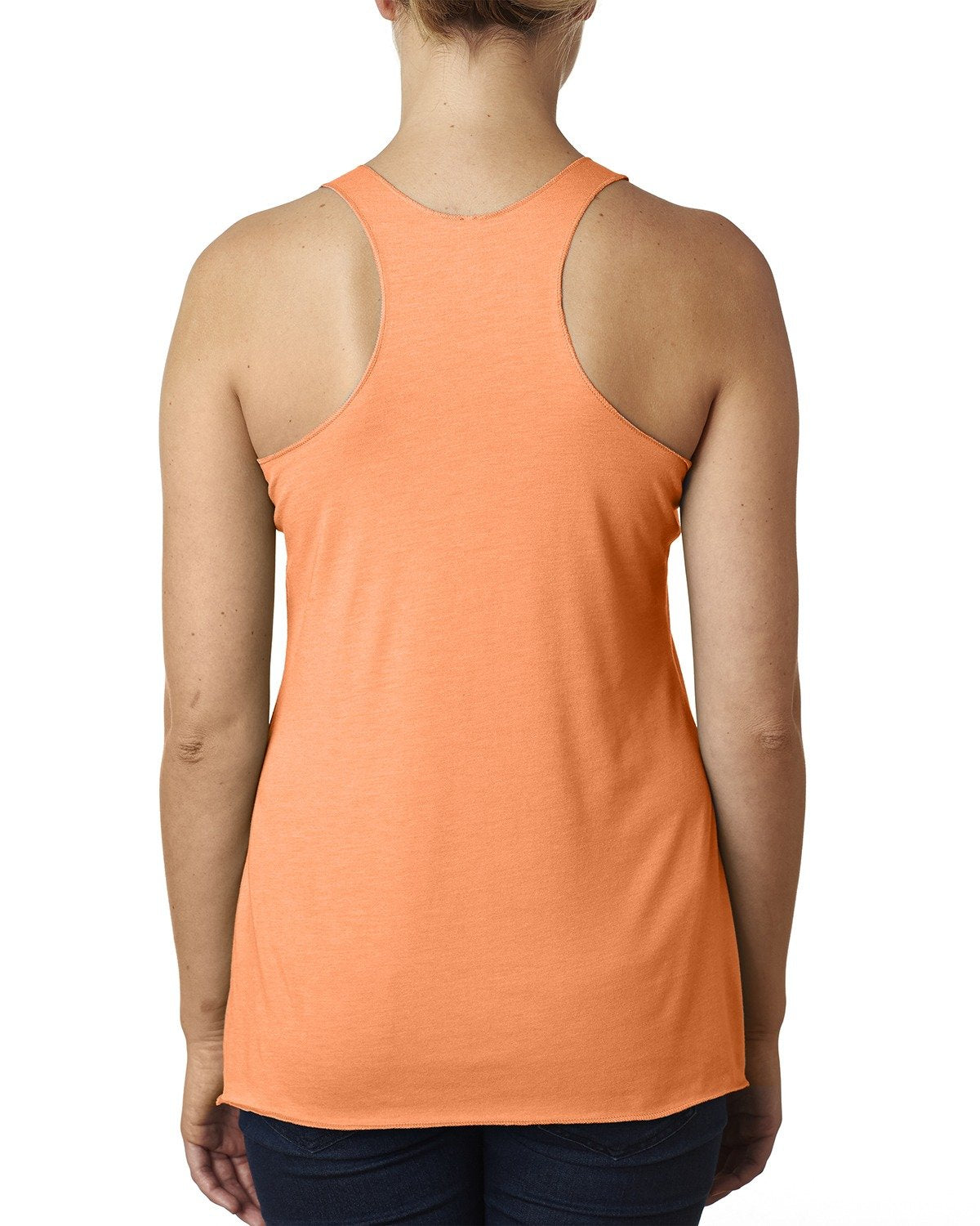 Women's Triblend Racerback Tank - Vintage Light Orange