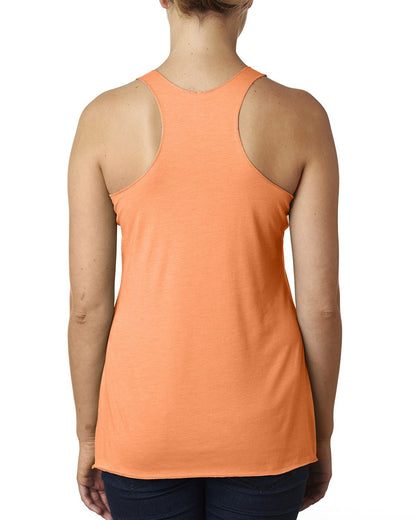 Women's Triblend Racerback Tank - Vintage Light Orange