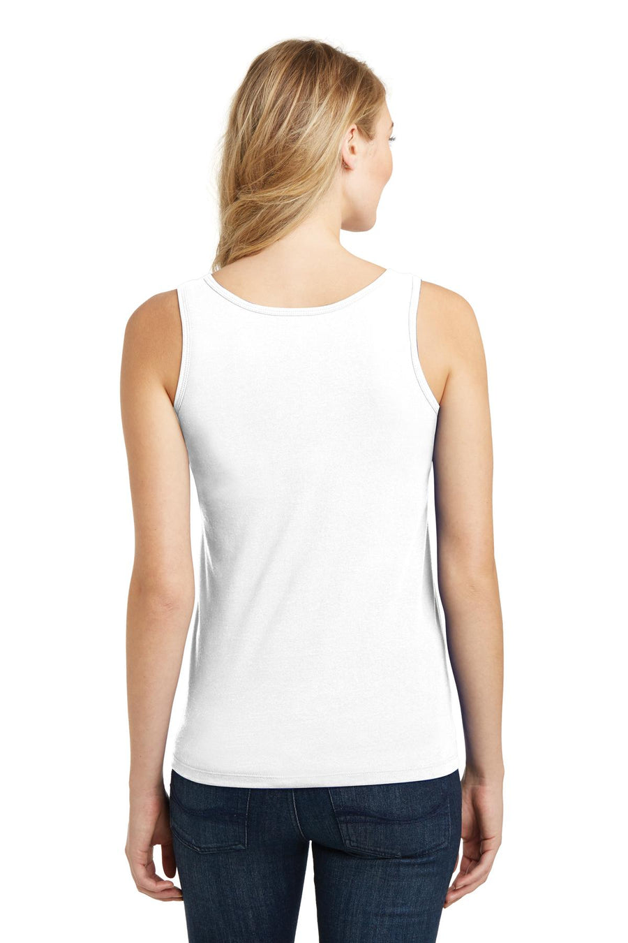 Women's Junior The Concert Tank - White