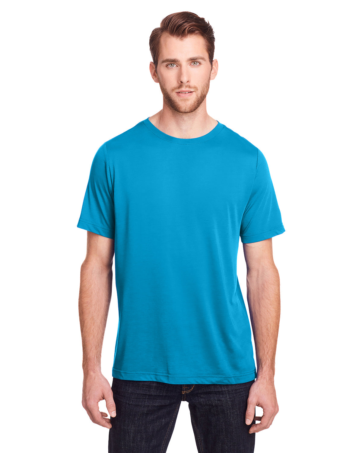 Unisex Fusion ChromaSoft™ Performance T-Shirt - Electric Blue