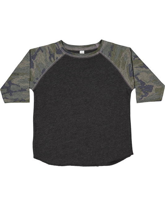Toddler Baseball T-Shirt - Vintage Smke / Vintage Camo