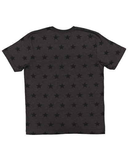 Unisex Star Print T-Shirt - Smoke Star
