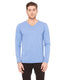 Bella + Canvas 3425 - Unisex Jersey Long-Sleeve V-Neck T-Shirt - Blue Triblend