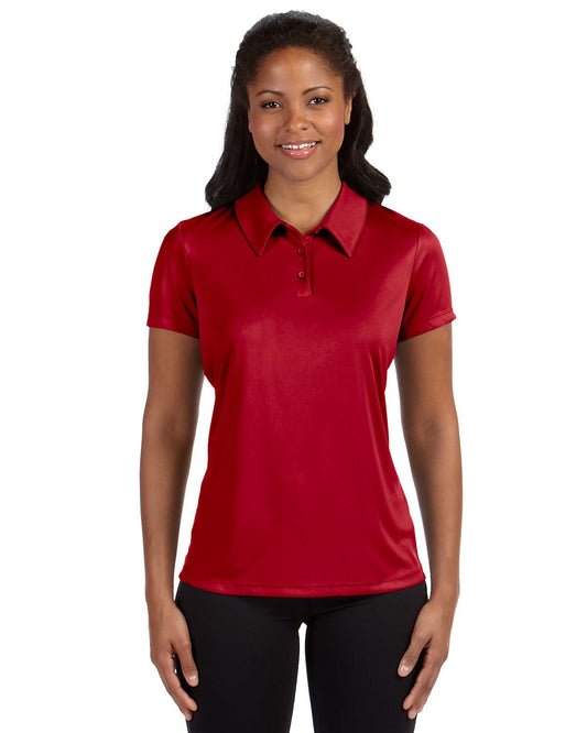 Women's Performance 3-Button Sport Shirt - Sport Red