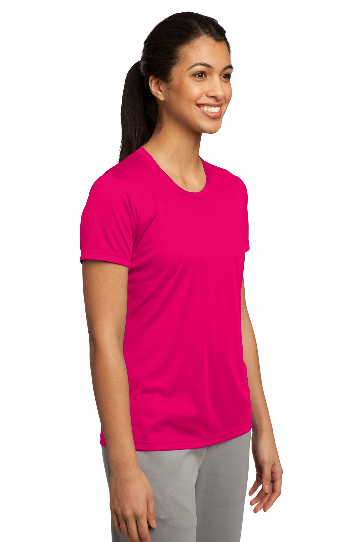 Women's PosiCharge Competitor Tee - Pink Raspberry