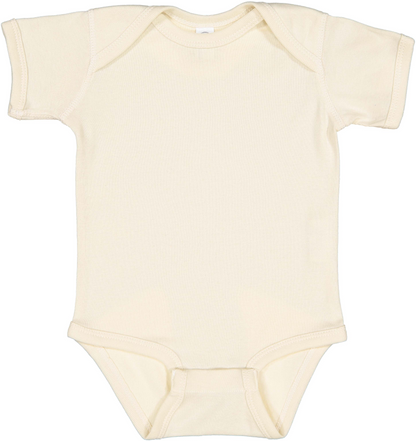 Infant Baby Rib Bodysuit - Natural