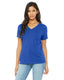 Bella + Canvas 6405 - Women's Relaxed Jersey V-Neck T-Shirt - True Royal