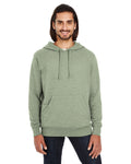 Unisex Triblend French Terry Hoodie - Army Heather
