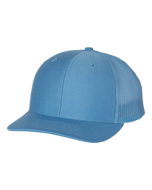 Snapback Trucker Cap - Columbia Blue